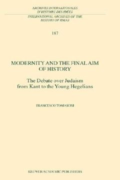 portada modernity and the final aim of history (in English)