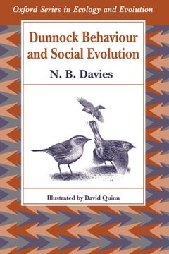 portada Dunnock Behaviour and Social Evolution (Oxford Series in Ecology and Evolution) (en Inglés)