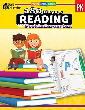 portada 180 Days of Reading for Prekindergarten (180 Days of Practice) (en Inglés)