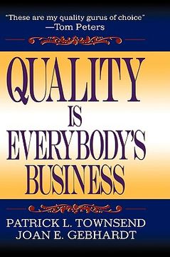portada quality is everybody's business (en Inglés)