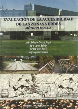 portada evaluación de la accesibilidad de las zonas verdes : método m.e.a.j.