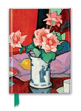 portada Ngs: Samuel Peploe - Pink Roses, Chinese Vase (Foiled Journal) (Flame Tree Nots) (en Inglés)