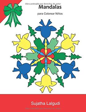 portada Mandalas Para Colorear Niños: Navidades Mágicas. Libro Para Colorear Para Niños