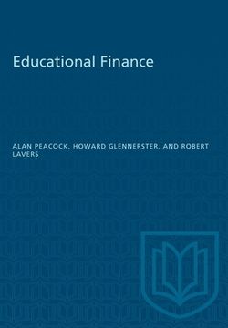 portada Educational Finance: Its Sources and Uses in the United Kingdom