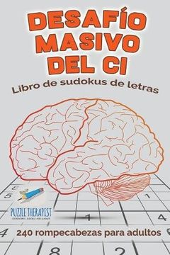 portada Desafío Masivo del ci | Libro de Sudokus de Letras | 240 Rompecabezas Para Adultos (in Spanish)