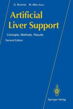 portada artificial liver support: concepts, methods, results (in English)