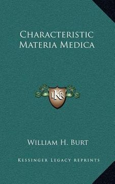 portada characteristic materia medica (in English)