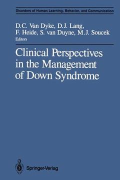 portada clinical perspectives in the management of down syndrome (in English)