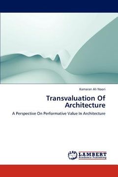 portada transvaluation of architecture (en Inglés)