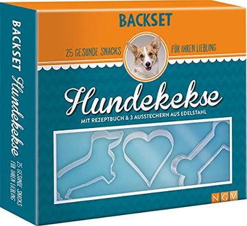 portada Backset Hundekekse. 25 Gesunde Snacks für Ihren Liebling: Buch & 3 Ausstecher aus Edelstahl. Das Perfekte Geschenk für Alle Hundebesitzer (en Alemán)