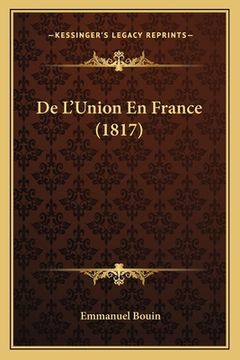 portada De L'Union En France (1817) (in French)