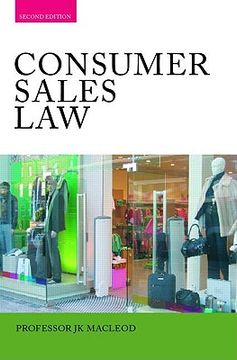 portada consumer sales law: the law relating to consumer sales and financing of goods