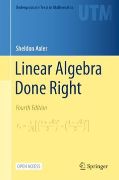portada Linear Algebra Done Right (en Inglés)