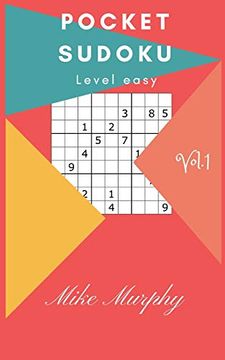 portada Pocket Sudoku: Level Easy 30 Puzzles + 2 Level Medium Puzzles (Volume 1) (in English)