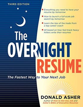 portada The Overnight Resume (Overnight Resume: The Fastest way to Your Next Job) (en Inglés)