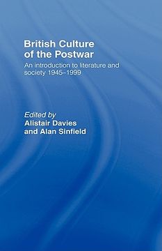 portada british culture of the post-war: an introduction to literature and society 1945-1999 (en Inglés)