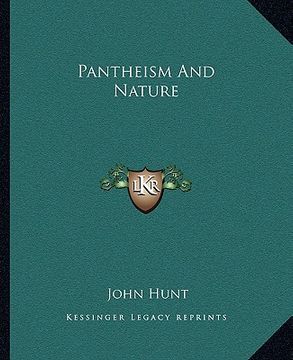 portada pantheism and nature (in English)