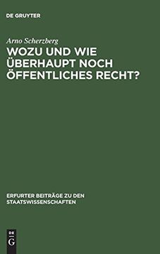 portada Wozu und wie Überhaupt Noch Öffentliches Recht? (en Alemán)