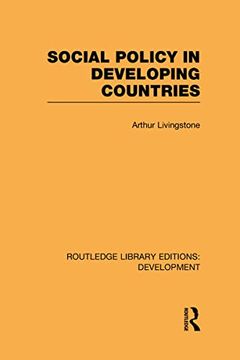 portada Social Policy in Developing Countries (en Inglés)