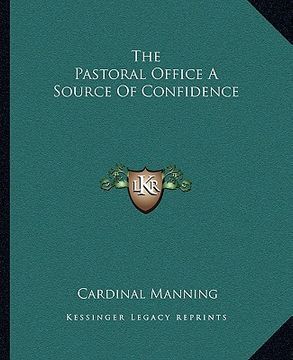 portada the pastoral office a source of confidence (en Inglés)