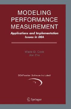 portada modeling performance measurement: applications and implementation issues in dea (in English)