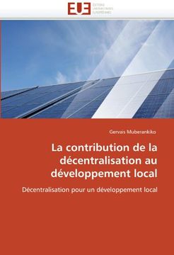 portada La Contribution de La Decentralisation Au Developpement Local