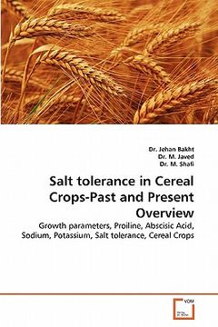 portada salt tolerance in cereal crops-past and present overview (en Inglés)