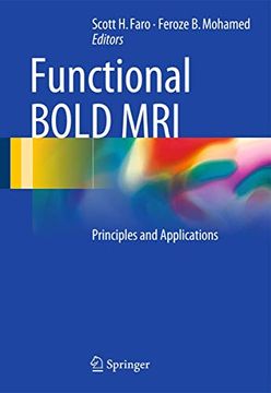 portada Functional Bold Mri: Principles and Applications (en Inglés)
