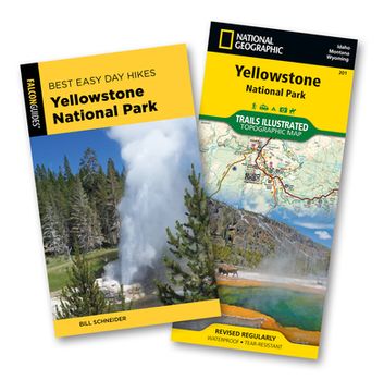 portada Best Easy day Hiking Guide and Trail map Bundle: Yellowstone National Park [With Map] 