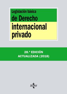 portada Legislación Básica de Derecho Internacional Privado