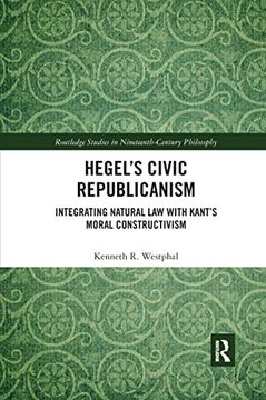 portada Hegel’S Civic Republicanism (Routledge Studies in Nineteenth-Century Philosophy) (en Inglés)