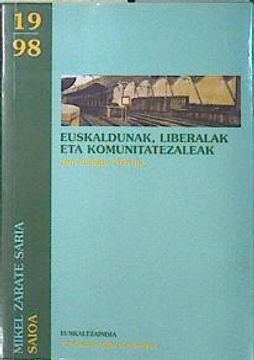 portada Euskaldunak, Liberalak eta Komunitatezaleak (en Euskera)
