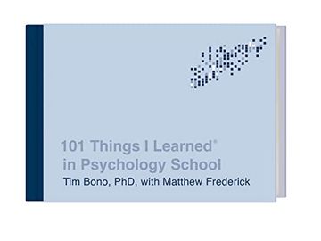 portada 101 Things i Learned? In Psychology School (in English)