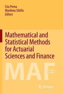 portada Mathematical and Statistical Methods for Actuarial Sciences and Finance (in English)