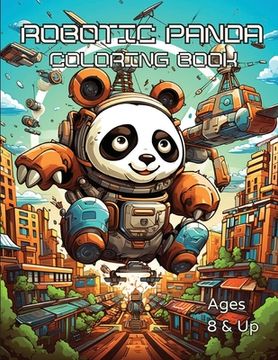 portada Robotic Panda Coloring Book (in English)