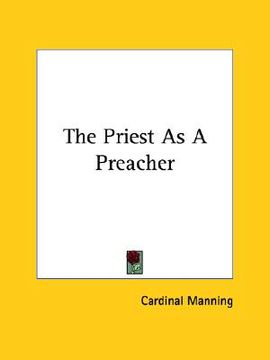 portada the priest as a preacher (en Inglés)