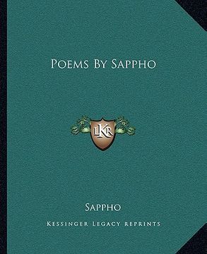 portada poems by sappho (en Inglés)