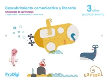 portada Descubrimiento Comunicativo y Literario 3 Años - Espiral. Prodigi