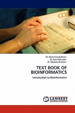 portada text book of bioinformatics (in English)