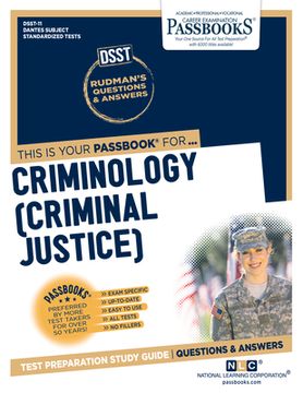 portada Criminology (Criminal Justice) (Dan-11): Passbooks Study Guide Volume 11 (en Inglés)