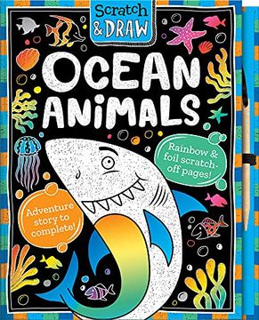 portada Scratch and Draw Ocean Animals (in English)