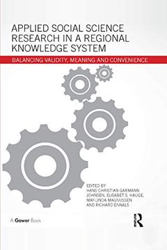 portada Applied Social Science Research in a Regional Knowledge System: Balancing Validity, Meaning and Convenience (en Inglés)
