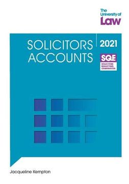 portada Sqe - Solicitors Accounts (Sqe1) (en Inglés)