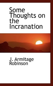 portada some thoughts on the incranation (en Inglés)