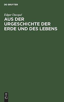 portada Aus der Urgeschichte der Erde und des Lebens (in German)