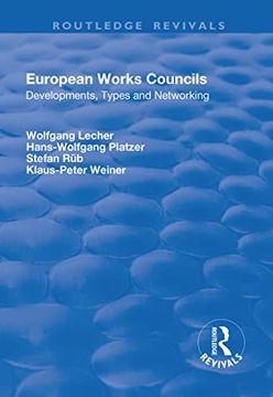 portada European Works Councils: Development, Types and Networking (en Inglés)
