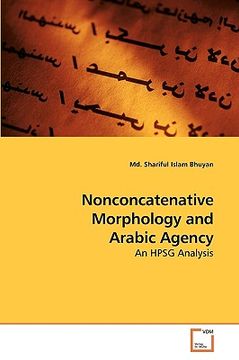 portada nonconcatenative morphology and arabic agency (en Inglés)