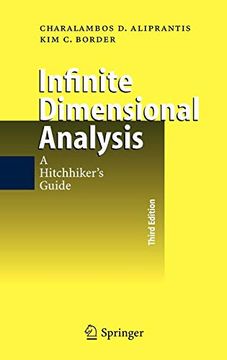 portada Infinite Dimensional Analysis: A Hitchhiker's Guide (en Inglés)