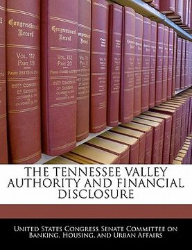 portada the tennessee valley authority and financial disclosure (en Inglés)