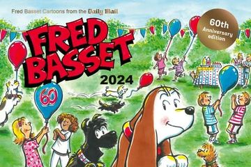 portada Fred Basset Yearbook 2024: Celebrating 60 Years of Fred Basset: Witty Cartoon Strips From the Daily Mail